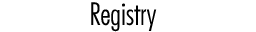 Registry